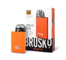 Перезаправляемая Под-Система Бруско Миникан Плюс (Brusko Minican Plus) 850 mah, Оранжевый