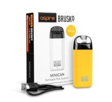 Перезаправляемая Под-система Бруско Миникан (Brusko Minican) 350 mah, Желтый